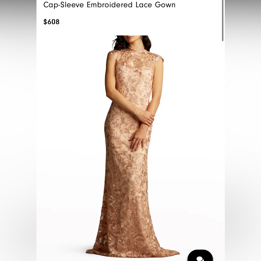 Designer dress, just dry cleaned and only worn once!
